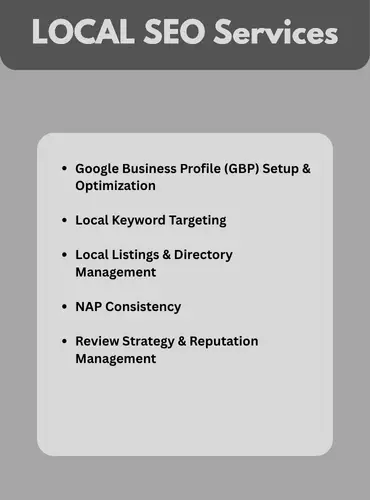 LOCAL SEO services