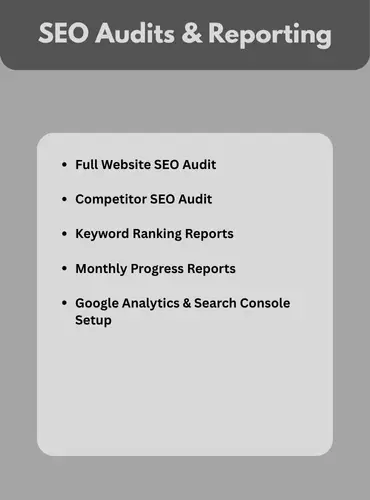 SEO Audits & Reporting